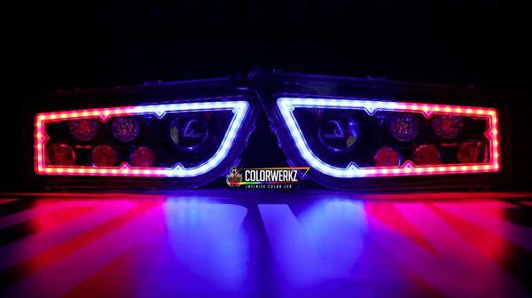 Prebuilt Polaris RZR Color-Chasing Halo LED Headlights - Image 8
