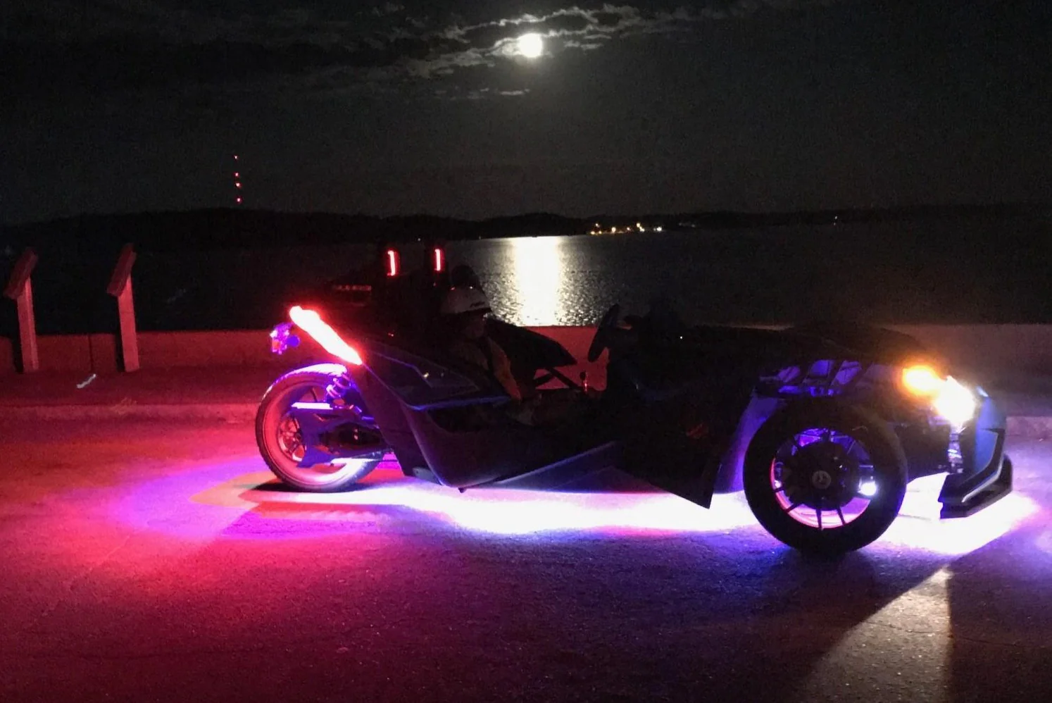 2014-2026+ Polaris Slingshot RGBW Flow Series LED Underbody Grill Lights 8-Piece - Image 11