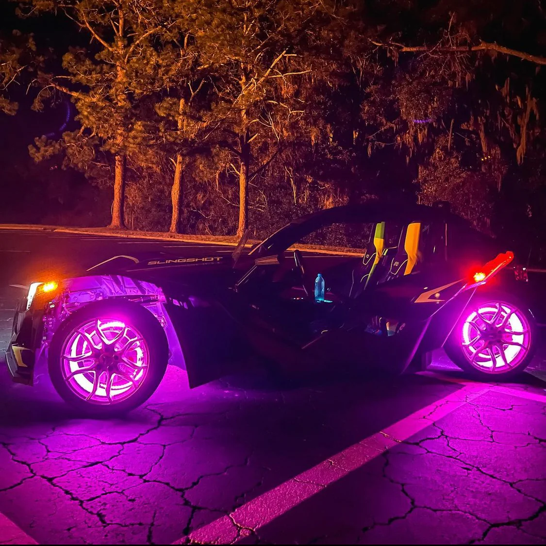 2015-2026+ Polaris Slingshot RGBW Flow Series LED Wheel Ring Lights Kit - Image 14