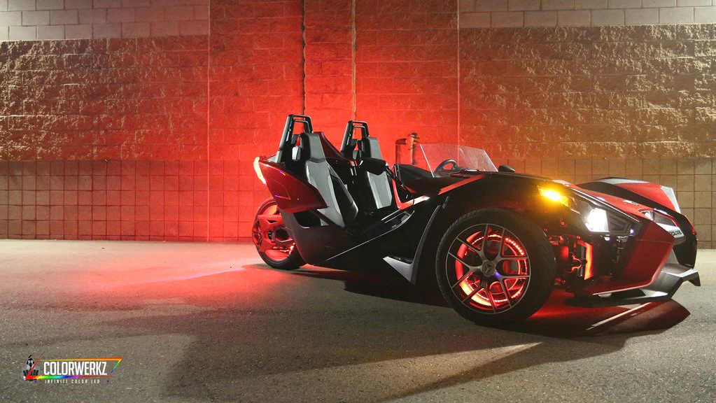 2015-2026+ Polaris Slingshot RGBW Flow Series LED Wheel Ring Lights Kit - Image 17