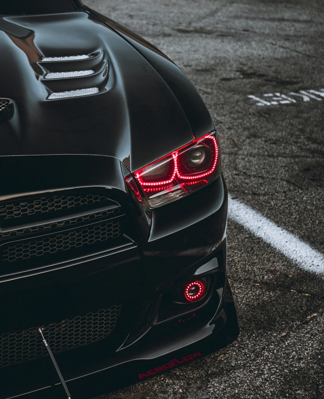 2011-2014 Dodge Charger RGBW Flow Series LED Halo Projector Headlights - Image 17