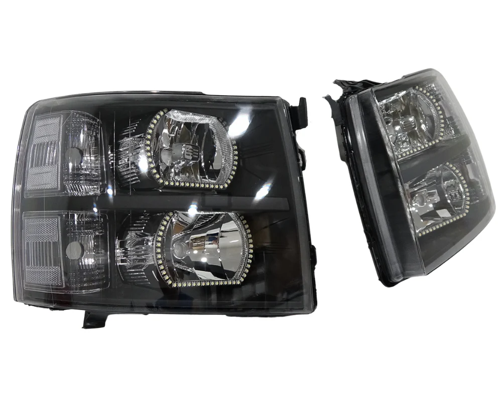2007-2013 Chevrolet Silverado RGBW Flow Series LED Halo Kit - Image 4