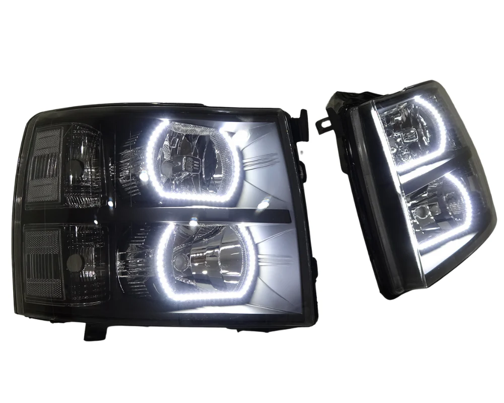 2007-2013 Chevrolet Silverado RGBW Flow Series LED Halo Kit - Image 8