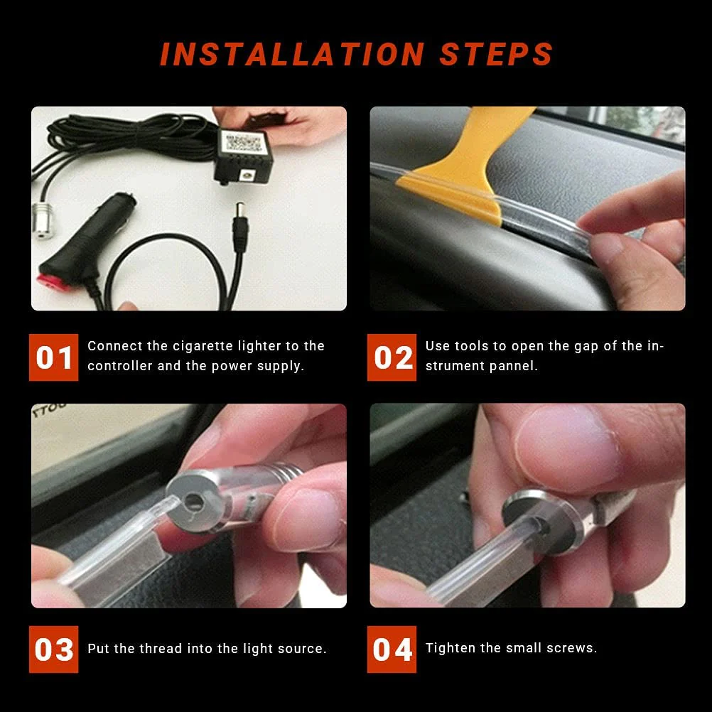 Color-Changing RGB Interior Dash Trim Ambient Lighting Kit - Image 14