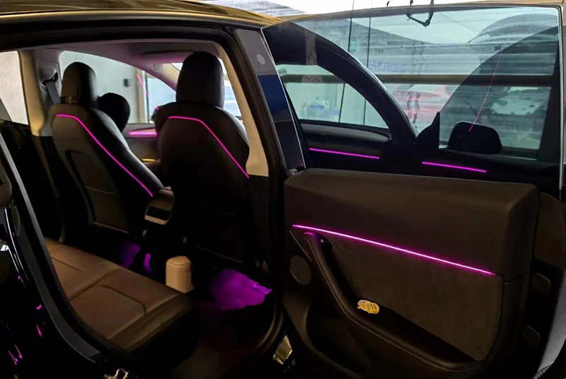 Flow Series LED Interior Dash Trim Ambient Lighting + Footwell Lighting Kit - Image 11