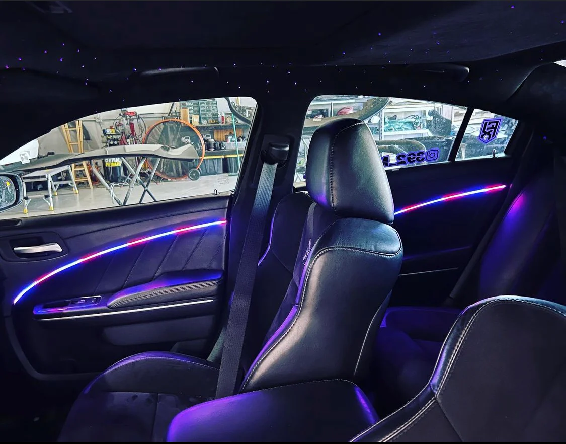 Flow Series LED Interior Dash Trim Ambient Lighting + Footwell Lighting Kit - Image 12