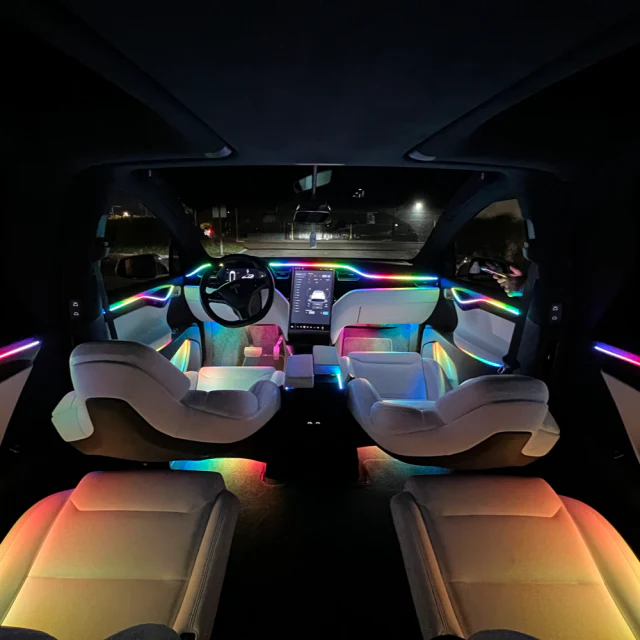 Flow Series LED Interior Dash Trim Ambient Lighting + Footwell Lighting Kit - Image 3