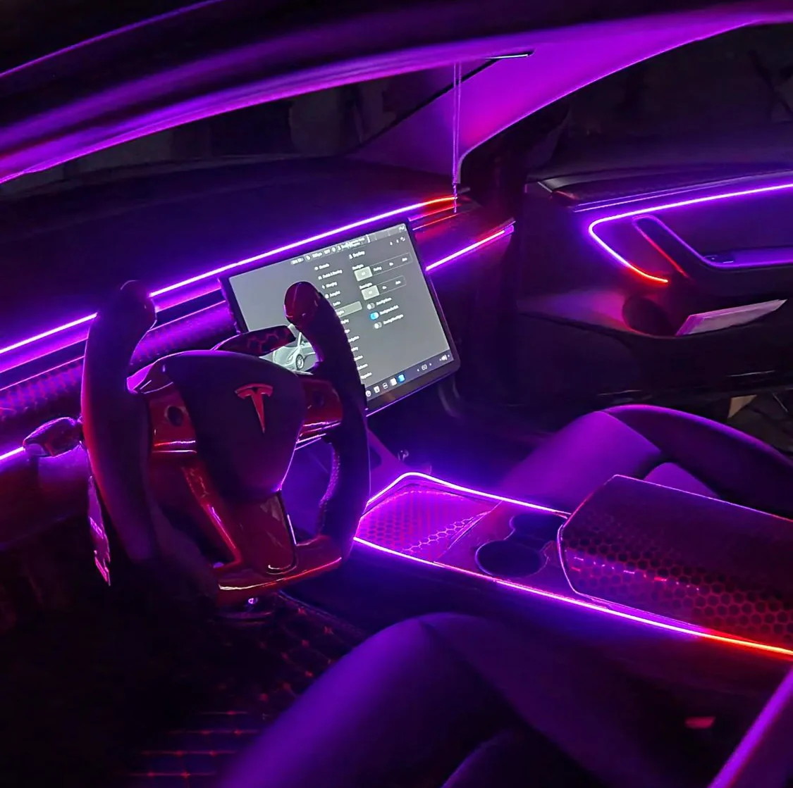 Flow Series LED Interior Dash Trim Ambient Lighting + Footwell Lighting Kit - Image 9