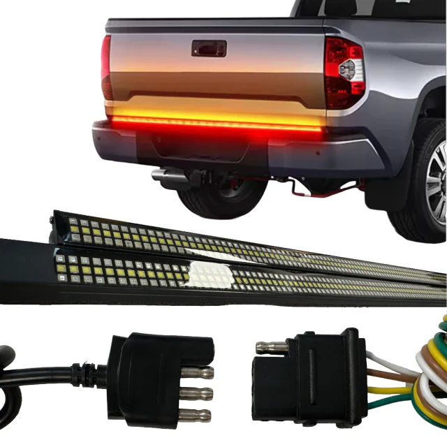 LED Tailgate Light Bar Sequential Brake/Reverse/Turn Signal - Fits Any Truck - Image 4