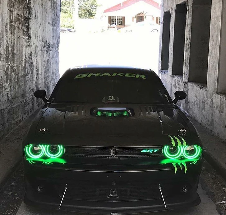 2015-2023 Dodge Challenger WATERPROOF RGBW Color-Chasing Exterior Halo Kit (Flow Series) - Image 15