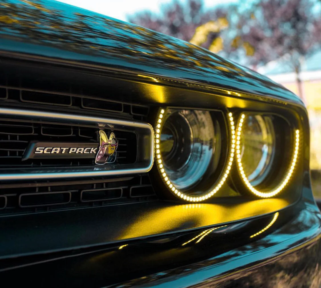 2015-2023 Dodge Challenger WATERPROOF RGBW Color-Chasing Exterior Halo Kit (Flow Series) - Image 16