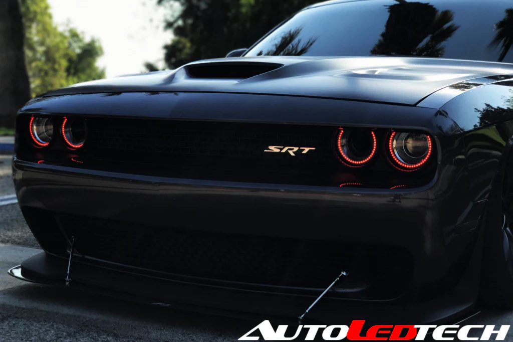2015-2023 Dodge Challenger WATERPROOF RGBW Color-Chasing Exterior Halo Kit (Flow Series) - Image 18