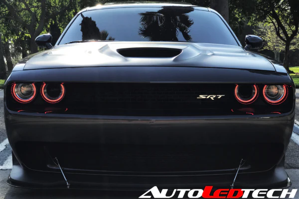 2015-2023 Dodge Challenger WATERPROOF RGBW Color-Chasing Exterior Halo Kit (Flow Series) - Image 19