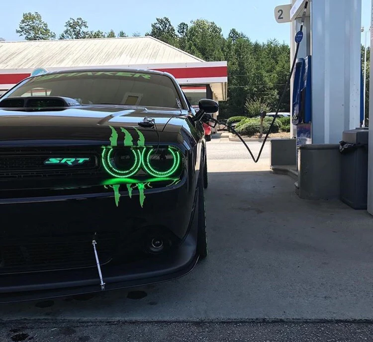 2015-2023 Dodge Challenger WATERPROOF RGBW Color-Chasing Exterior Halo Kit (Flow Series) - Image 3