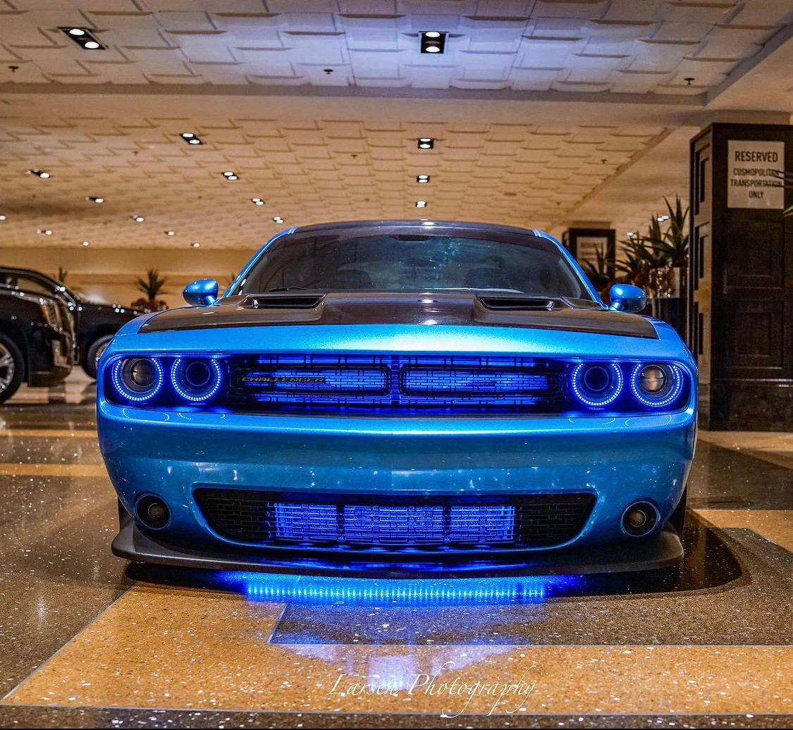 2015-2023 Dodge Challenger WATERPROOF RGBW Color-Chasing Exterior Halo Kit (Flow Series) - Image 6