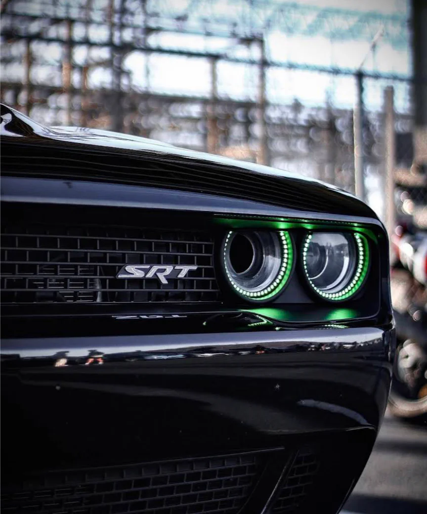 2015-2023 Dodge Challenger WATERPROOF RGBW Color-Chasing Exterior Halo Kit (Flow Series) - Image 8